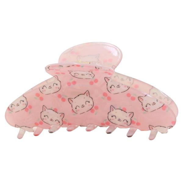 KITTEN PATTERN HAIR CLAW CLIP