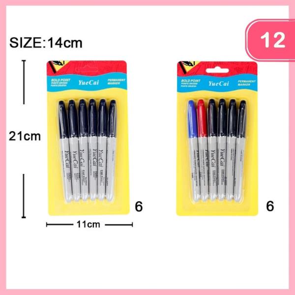 BOLD POINT MARKERS (12 UNITS)