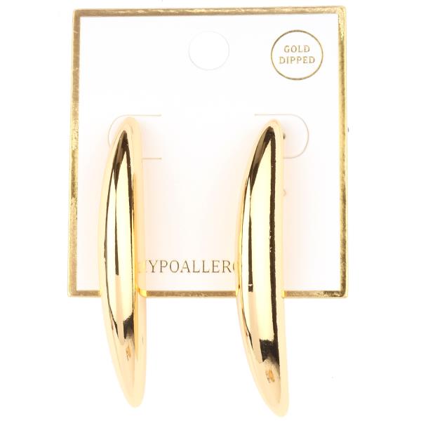 METAL CCB POST EARRING