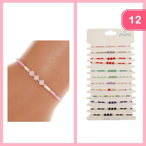 BEADED BRACELET (12 UNITS)