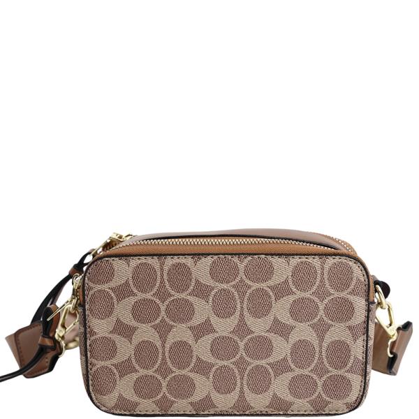 OVAL PRINT PATTERN CROSSBODY BAG
