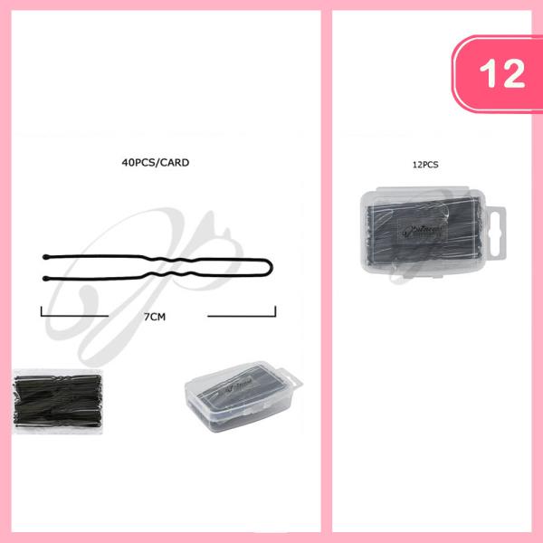 HAIR BOBBY PINS (12 UNITS)