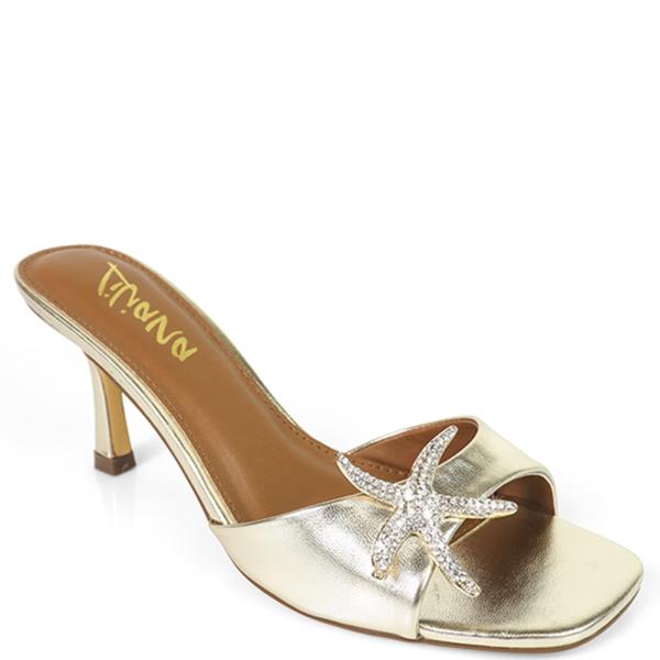 RHINESTONE STAR SLIDE HEEL 12 PAIRS