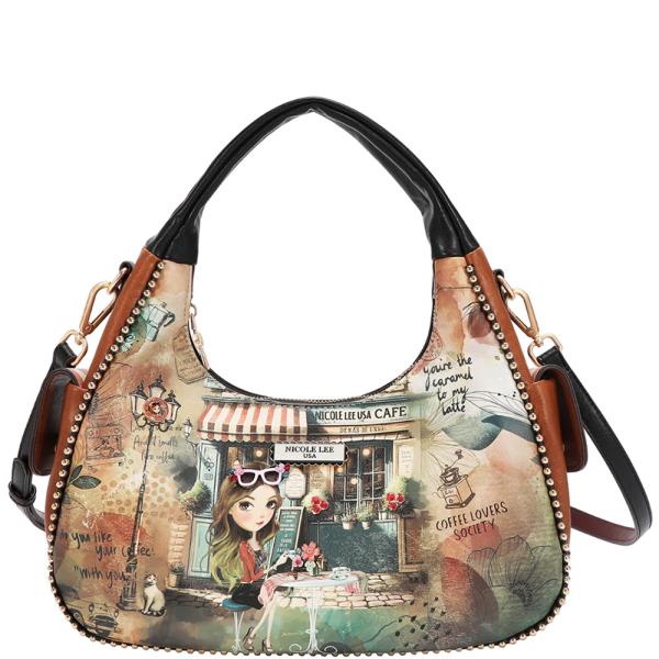 NICOLE LEE VIRTUAL FRIEND SHOULDER BAG