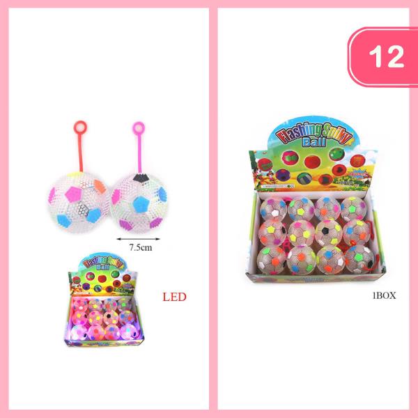 FLASHY SPIKY BALL (12 UNITS)