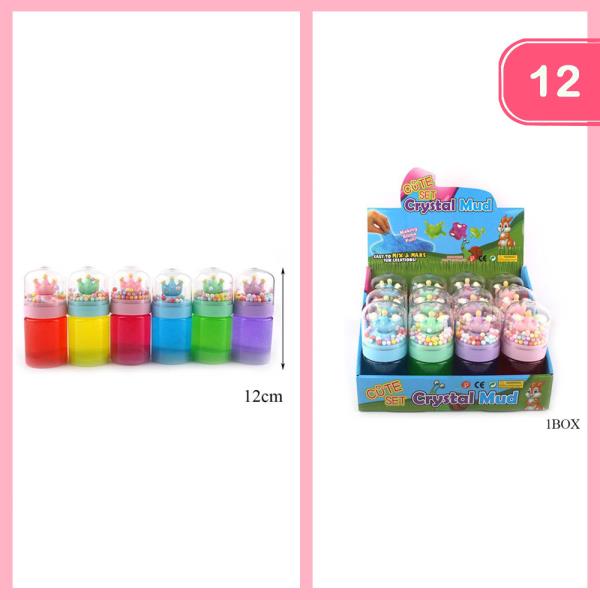 CUTE SET CRYSTAL MUD TOY (12 UNITS)