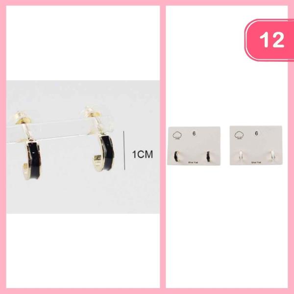 HUGGIE HOOP EARRING (12 UNITS)