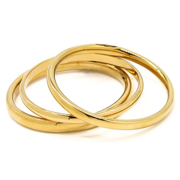 SECRET BOX STAINLESS STEEL 6MM 3 SET BANGLE BRACELET