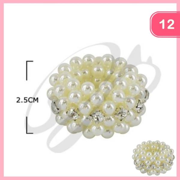 BEADED HAIR TIE (12 UNITS)