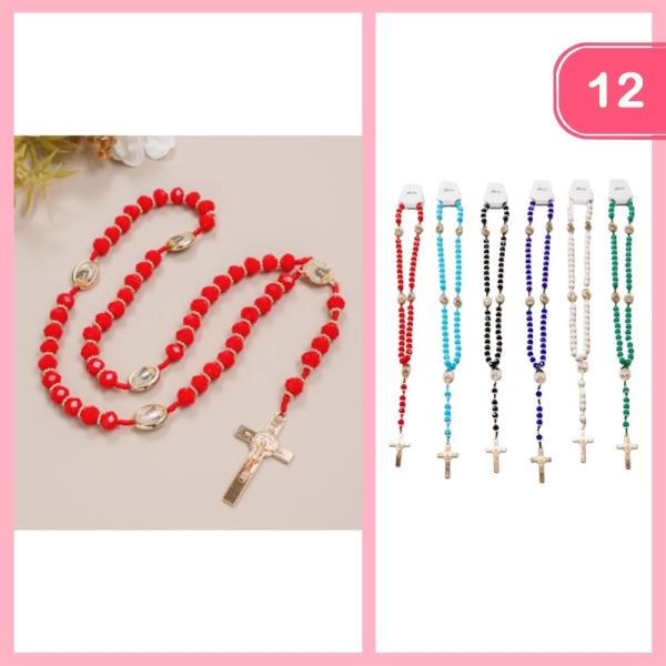 ROSARY NECKLACE (12 UNITS)
