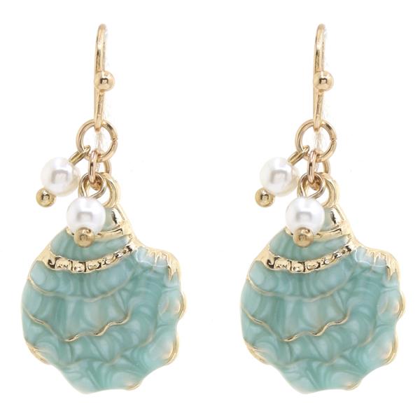SHELL PEARL EARRING