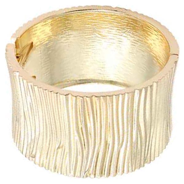 GOLD HINGED BANGLE BRACELET