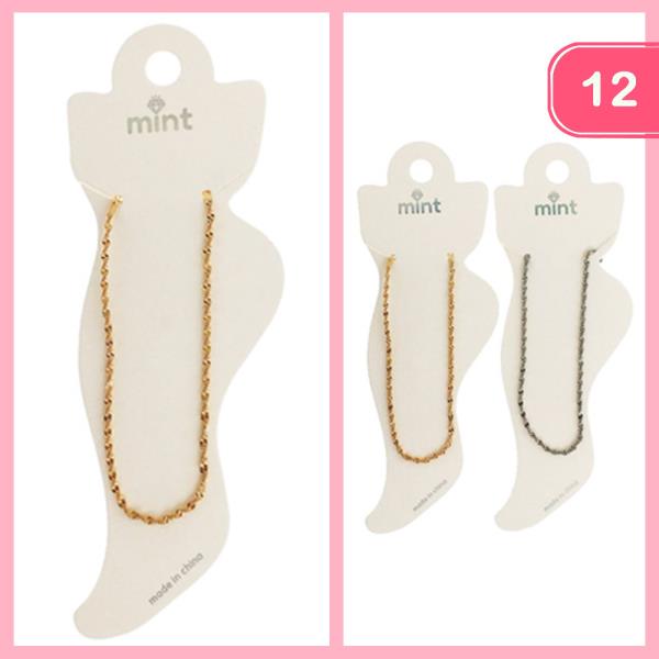 ROPE STYLE ANKLET (12 UNITS)