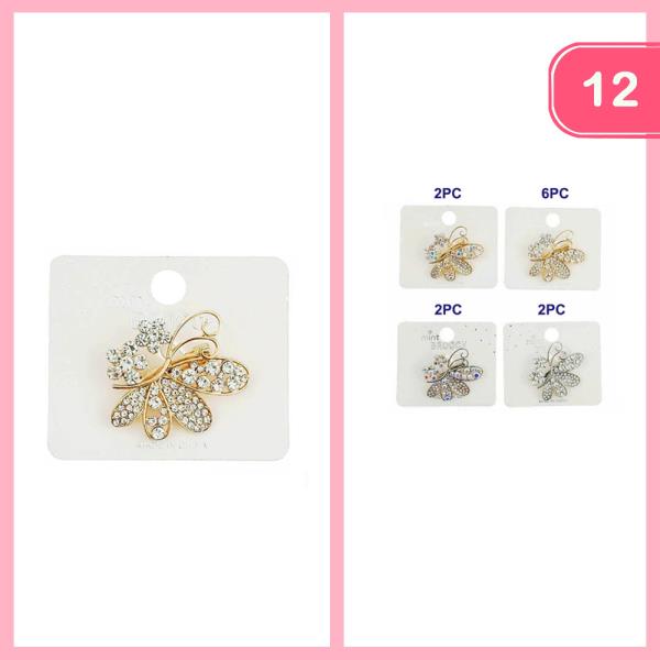 RHINESTONE BROOCH (12 UNITS)