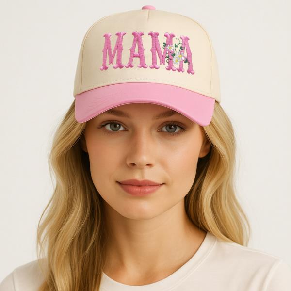 MAMA EMBROIDERY BASEBALL CAP