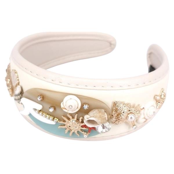 SHELL STARFISH PEARL HEADBAND