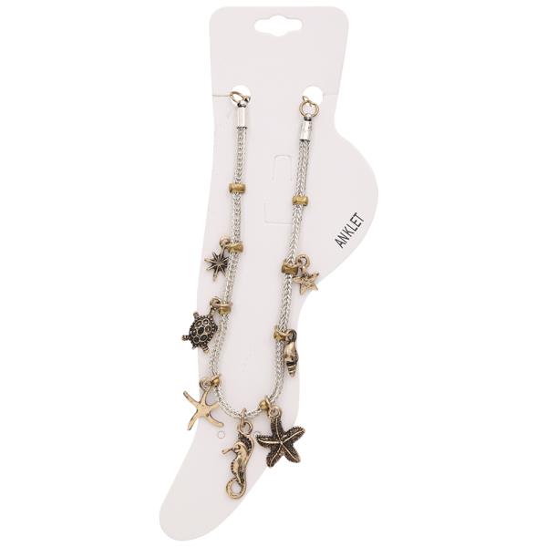 SEA LIFE CHARM ANKLET