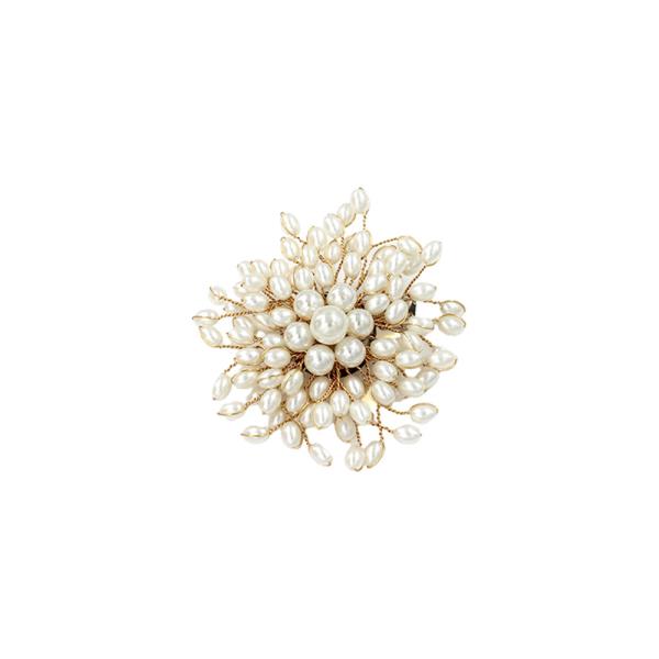 PEARL CLUSTER BROOCH PIN