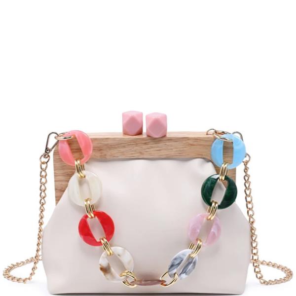 SMOOTH TALULLAH CAMEO EVENING BAG