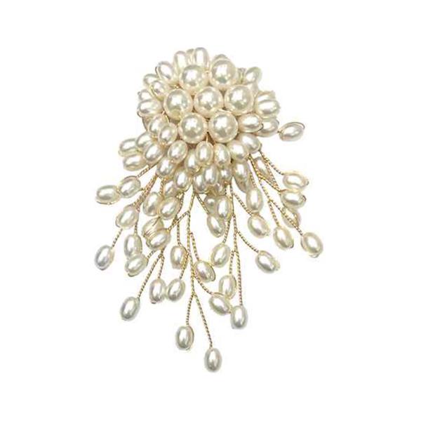PEARL BURST BROOCH
