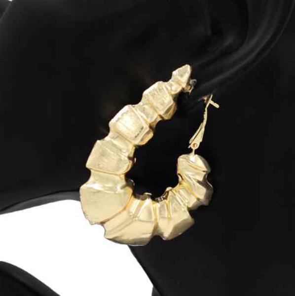 FLOWER PETAL STATEMENT DROP EARRING