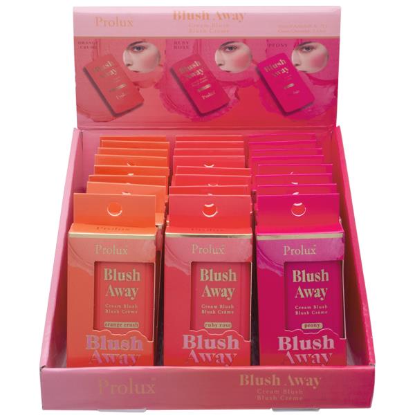 PROLUX BLUSH AWAY CREAM BLUSH (24 UNITS)
