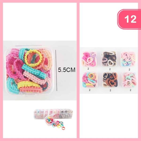 MINI HAIR TIES (12 UNITS)