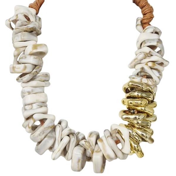 STONE BEADED NECKLACE