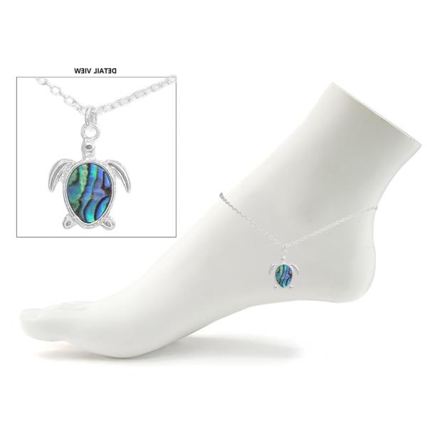 TURTLE ABALONE ANKLET