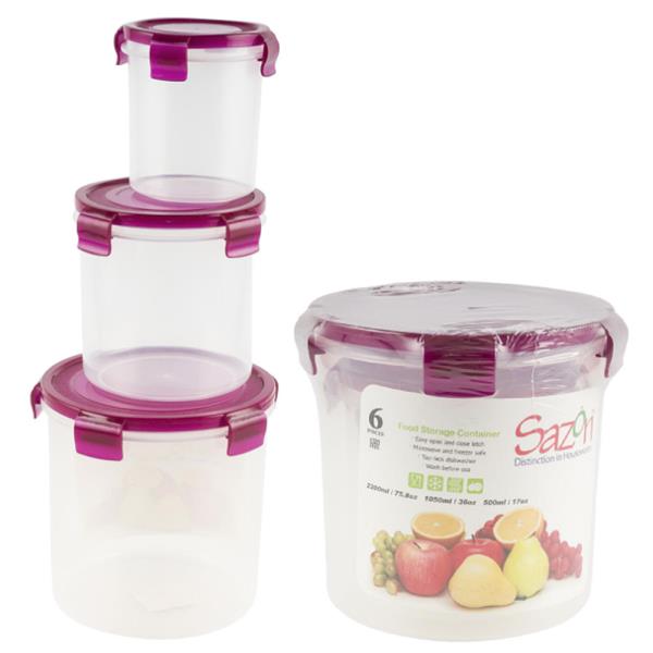 6PC FOOD CONTAINER SET
