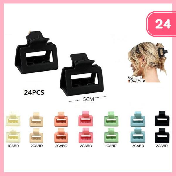 HAIR CLAW CLIP SET (12 UNITS)