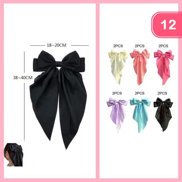 LONG TAIL HAIR CLAW CLIP (12 UNITS)