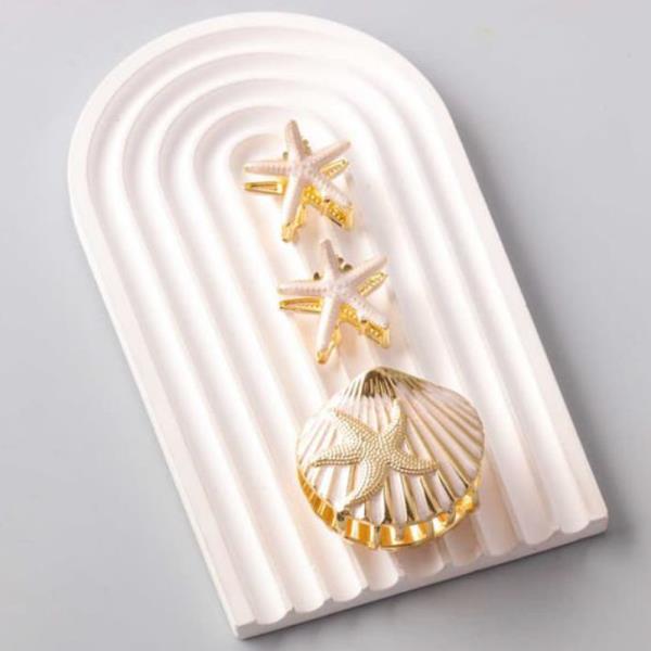 ENAMEL STARFISH SHELL CLAW CLIP