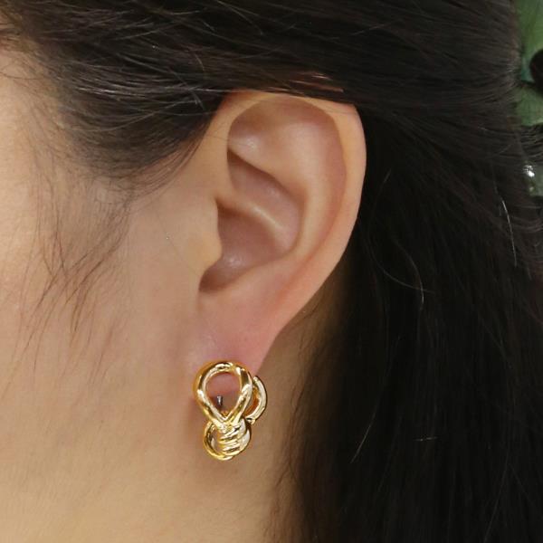 14K GOLD WHITE GOLD DIPPED RIDGED DOME STUD EARRINGS