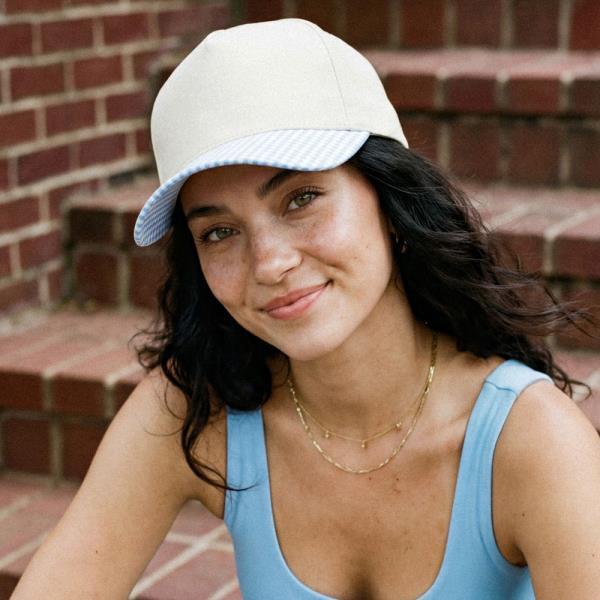 CC SMALL GINGHAM CHECK HAT