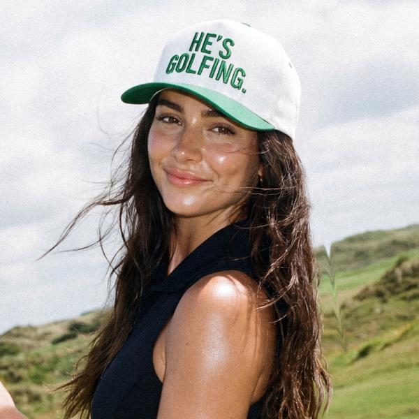 CC HE`S GOLFING TRUCKER HAT