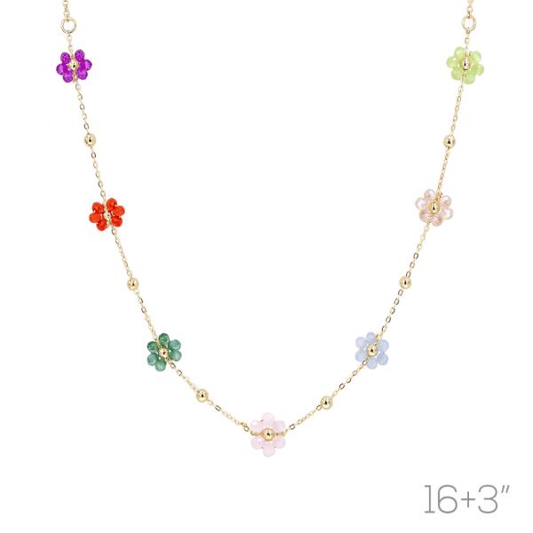 FLOWER DAINTY NECKLACE