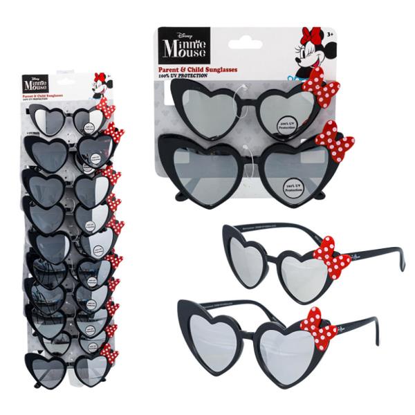 DISNEY MINNIE MOUSE PARENT AND CHILD SUNGLASSES 2PC SET