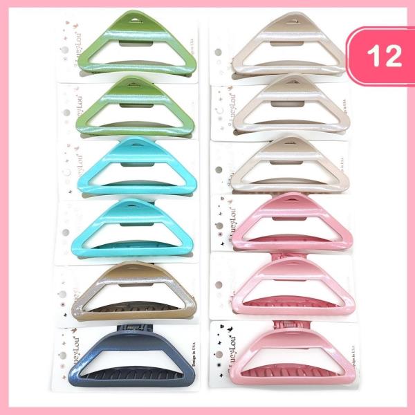 HAIR CLAW CLIPS (12 UNITS)