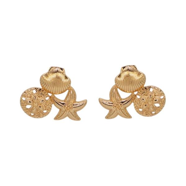 SEA LIFE POST EARRING