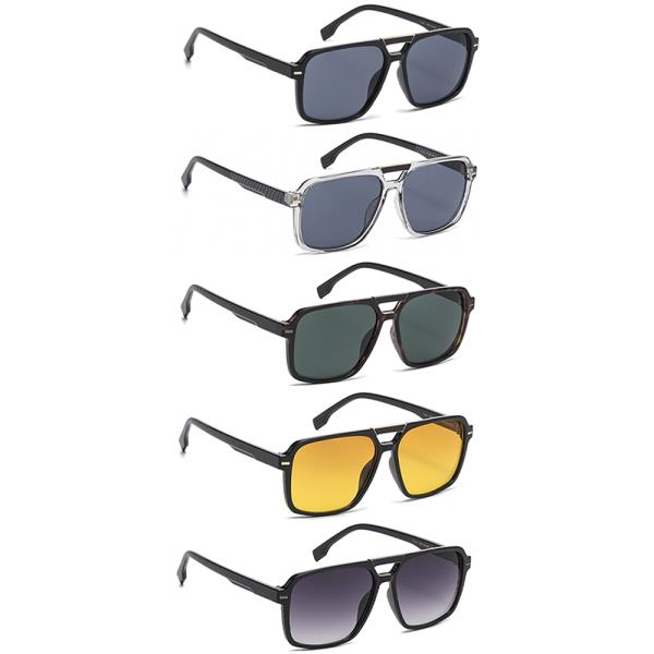 SQUARE TRENDY SUNGLASSES 1DZ