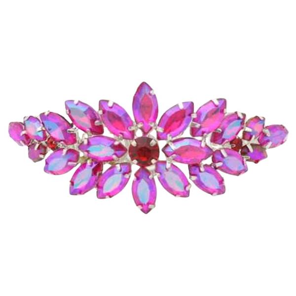 CRYSTAL STONE WIRE ADJUSTABLE BANGLE BRACELET