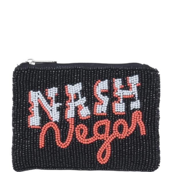SEED BEAD NASH VEGAS COIN PURSE BAG