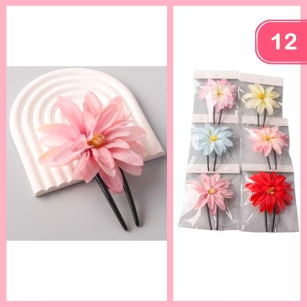LOTUS HAIR PIN (12 UNITS)