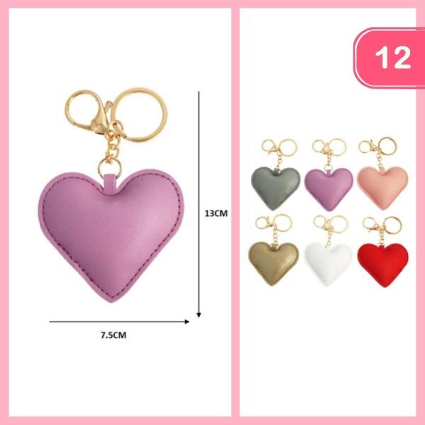 HEART KEYCHAIN (12 UNITS)