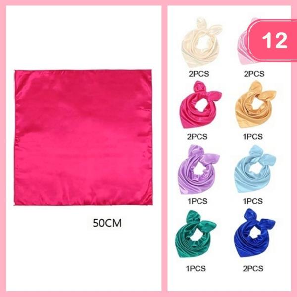 SILK LIKE SCARF (12 UNITS)