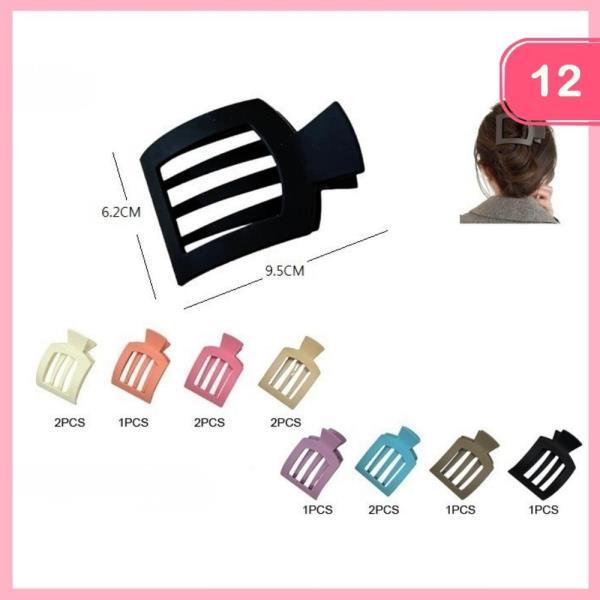 FLAT HAIR CLIP (12 UNITS)