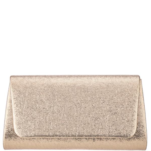 METALLIC SHINY TEXTURED EVENING CLUTCH BAG