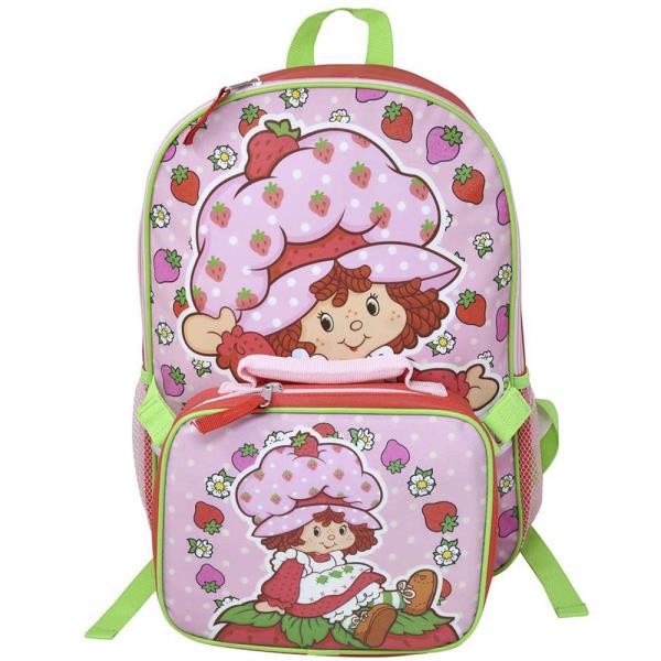 STRAWBERRY SHORTCAKE BACKPACK W LUNCH BAG