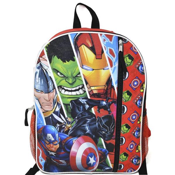 AVENGERS BACKPACK W VERTICAL FRONT POCKET